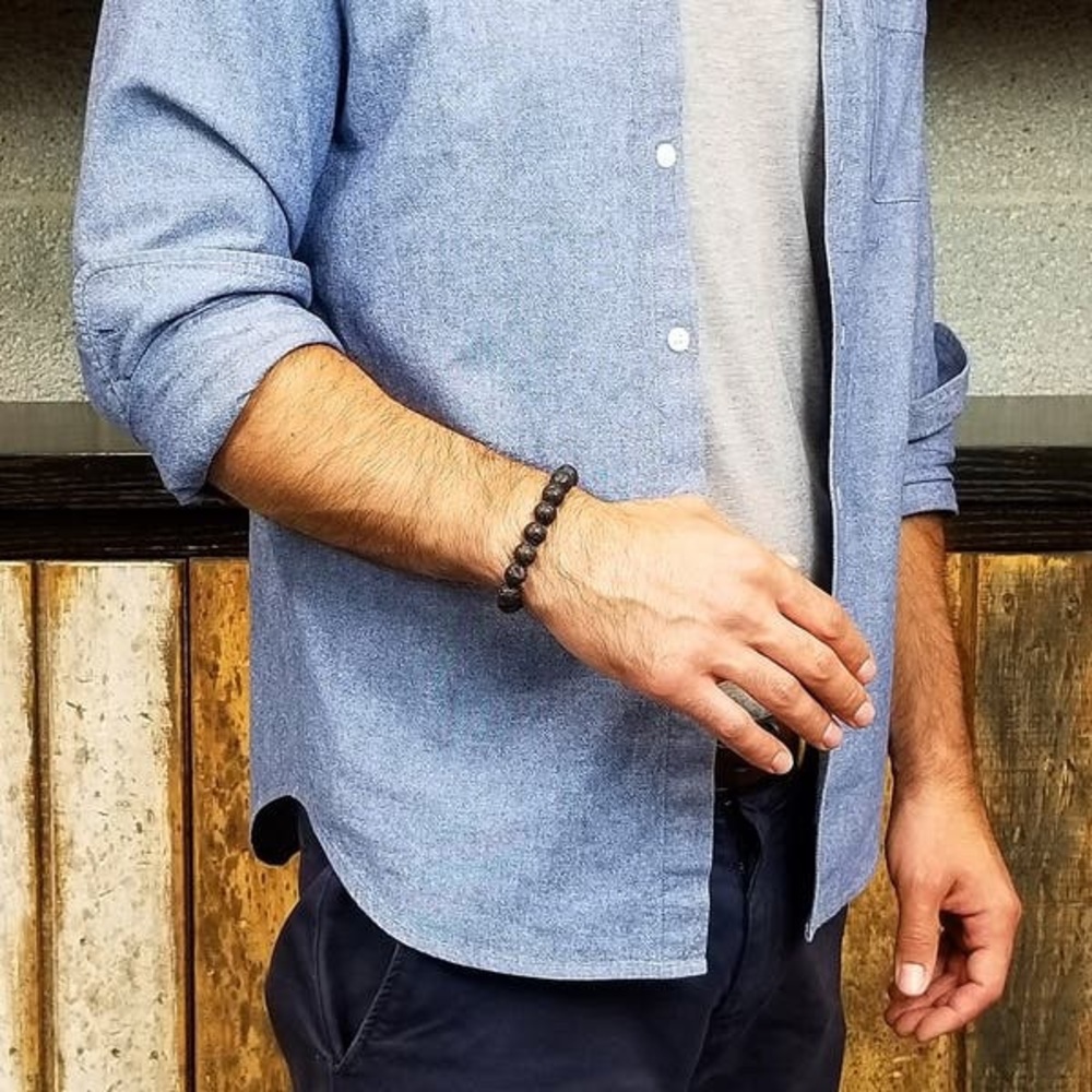 ✨FREE w/ bundle! Volcanic Rock Bracelet